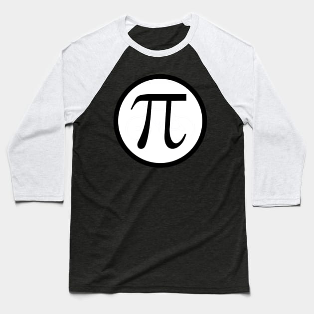 Pi Baseball T-Shirt by NovaOven